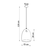 Sollux SL.0842 Pendelleuchte Keramik BUKANO 4
